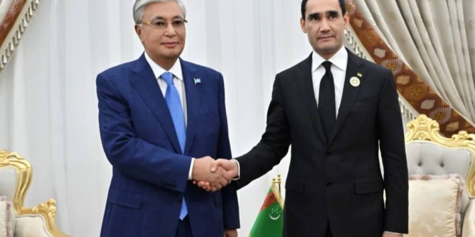 Мемлекет басшысы Түрікменстан президенті Сердар Бердімұхамедовпен кездесті