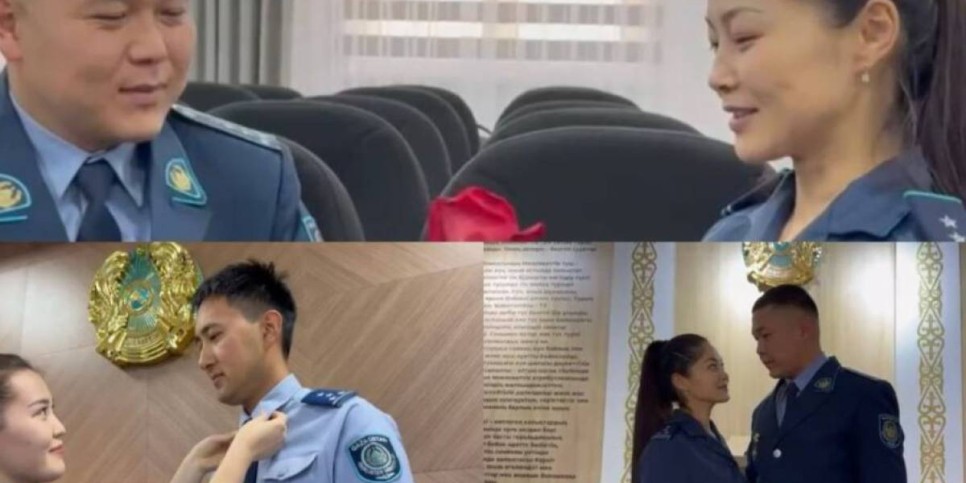 Атырау облысының полициясында 50-ге жуық ерлі-зайыпты қызмет етеді (ВИДЕО)