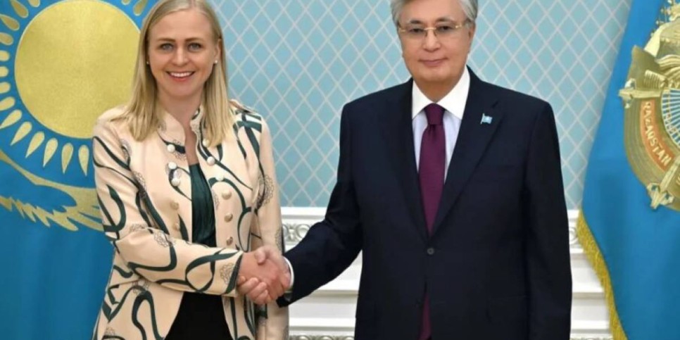 Мемлекет басшысы ЕҚЫҰ-ның іс басындағы төрағасы Элина Валтоненді қабылдады