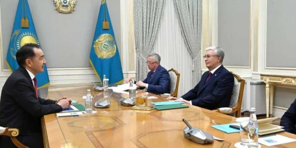 Мемлекет басшысы Бақытжан Сағынтаевты қабылдады