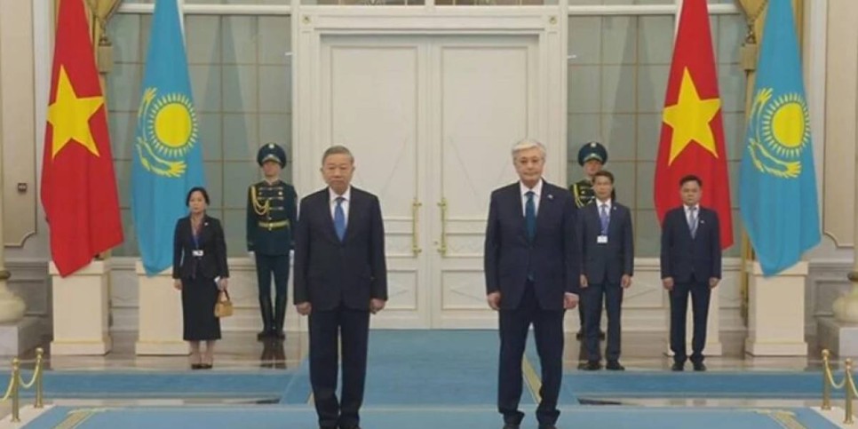 Қасым-Жомарт Тоқаев Ақордада То Ламды қарсы алды