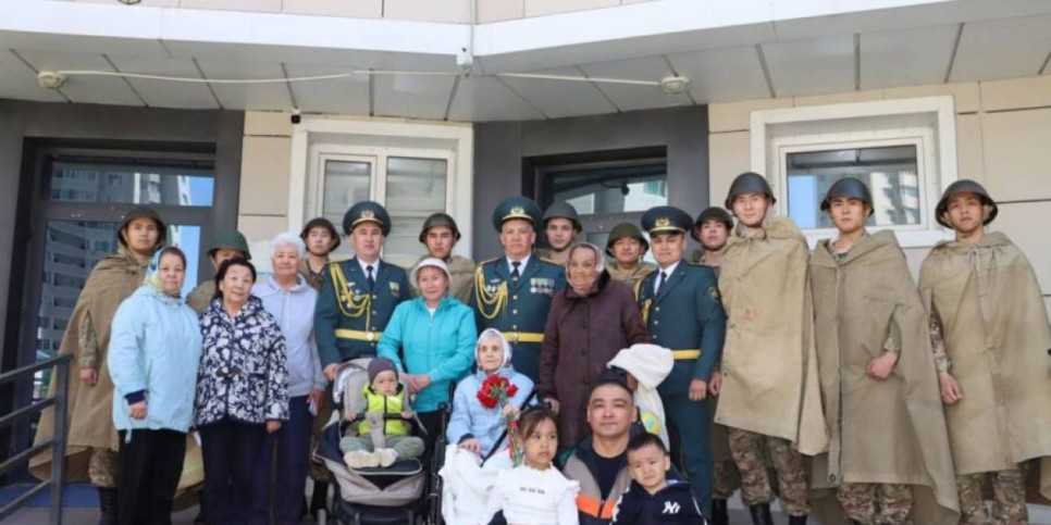 Ұландықтар Президент атынан ардагерлерге медальдар табыстады