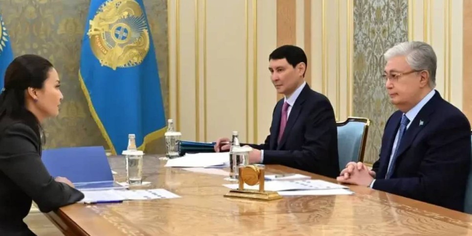 Президент «Қазпошта» АҚ басқарма төрағасы Әсел Жанасованы қабылдады