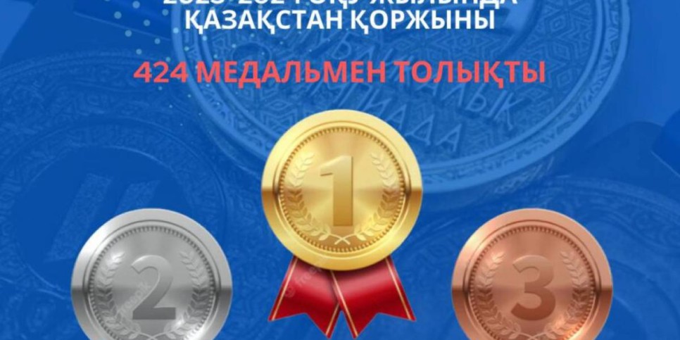 Мектеп оқушылары 424 медаль жеңіп алды