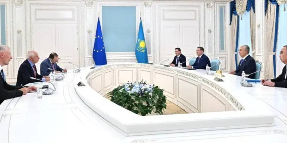 Мемлекет басшысы Жозеп Боррельмен кездесті