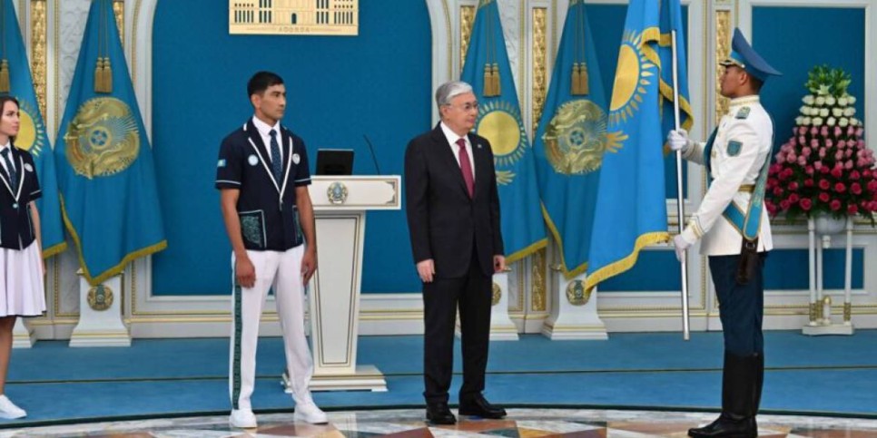 Президент Париж Олимпиадасына қатысатын ұлттық құраманы қабылдады