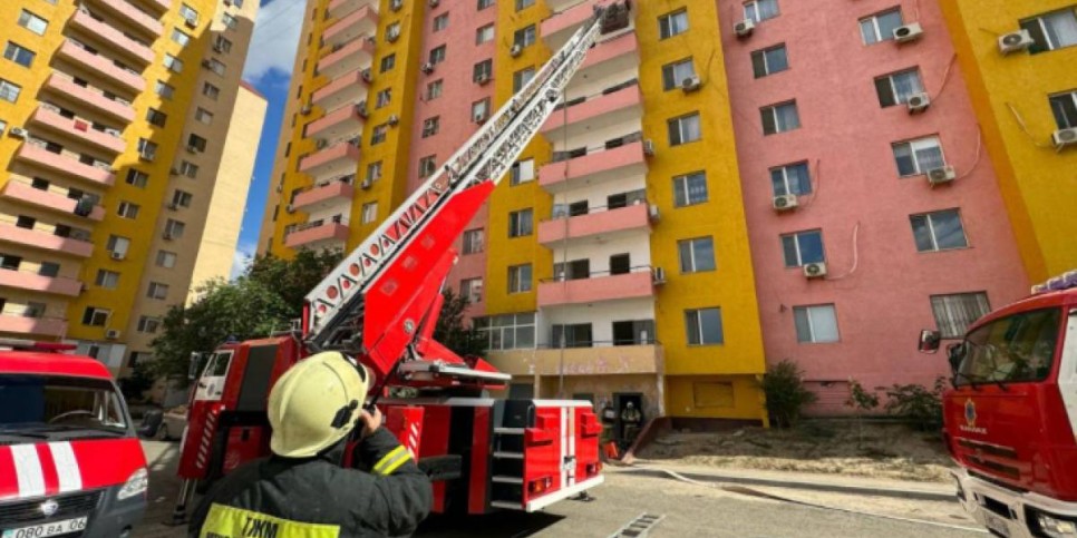 Атырау облысында өрт-тактикалық жаттығу өтті