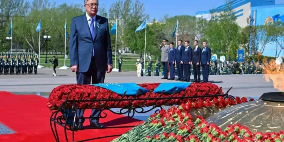 Мемлекет басшысы Жеңіс күнімен құттықтады