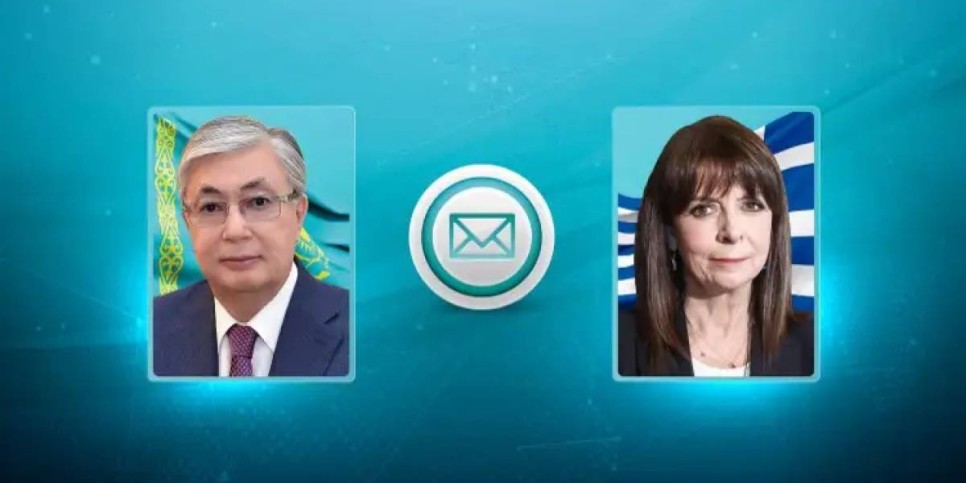 Қасым-Жомарт Тоқаев Грек Республикасының Президентін Тәуелсіздік күнімен құттықтады