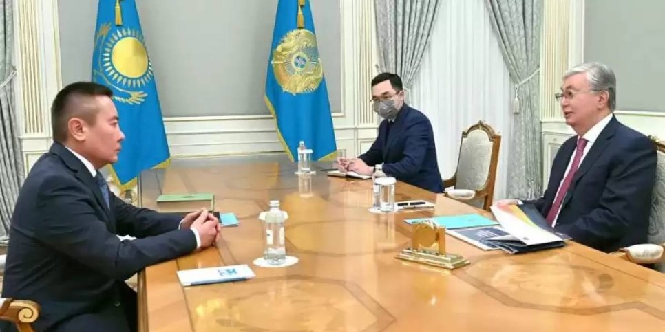 Мемлекет басшысы Ұлттық құрылтай мүшесі Талғат Қалиевті қабылдады