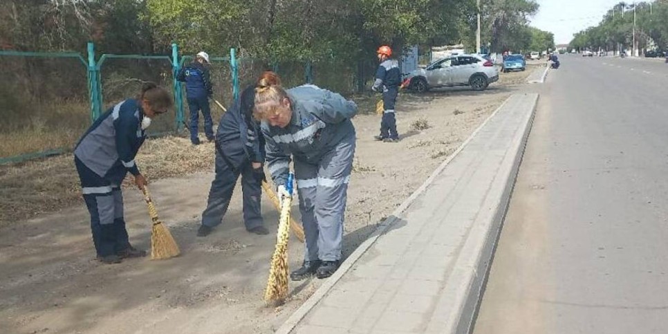 «Таза Қазақстан» бағдарламасы аясында Ұлытау облысының қалалары мен аудандарында экологиялық іс-шаралар өтті