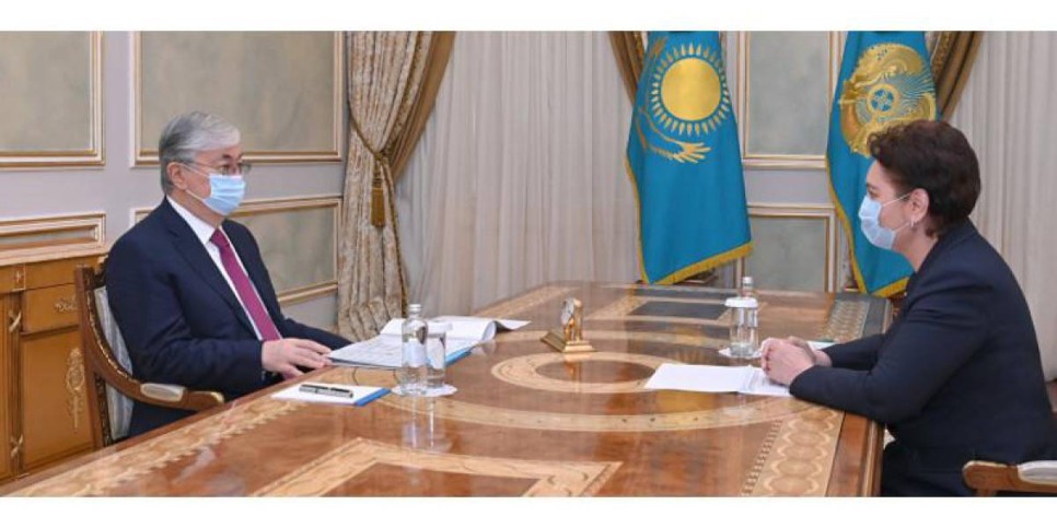 Мемлекет басшысы Қызылорда облысының әкімі Гүлшара Әбдіхалықованы қабылдады