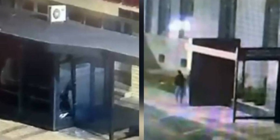 Астанада аялдама әйнегін сындырған тұрғын анықталды (ВИДЕО)